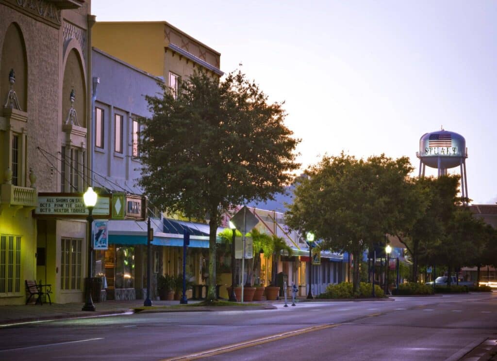 Historic downtown Stuart, Florida